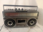 Vintage Retro Montgomery Ward Airline 3999A Am/fm Radio Cassette Player Boombox. Fixed Price $75.00.