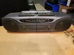 Philco 655K Dubbing Dual Cassette Boom Box Radio Tested Works. Fixed Price $35.00.
