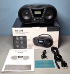 Greadio CD-X9B Portable Player W/ Fm Radio Bluetooth Aux Usb New. Fixed Price $44.95.