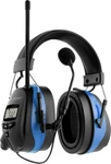 Bluetooth Digital Radio Ear Muffs With Boom Mic For Outdoor Work (blue). Fixed Price $114.15.