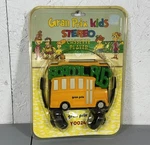 New! Rare Vintage Gran Prix Kids Stereo School Bus Cassette Player Y0024. Fixed Price $79.99.