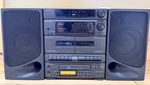 Vintage Optimus Mighty Mini 713 Boom Box Stereo System 13-1260 Cd Cassette Radio. Fixed Price $245.00.