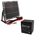 Mighty Max 12V 5AH F2 Sla Battery Replaces Ion Audio IPA56D + Solar Panel. Fixed Price $39.99.