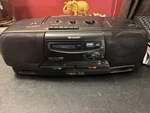 Sharp QT-CH88 Stereo Twin Cd Radio Cassette Boombox Am/fm. Fixed Price $74.99.