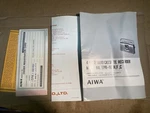Aiwa Cassette Recorder Owners Manual TPR-901 H F,. Fixed Price $15.00.