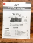 Jvc PC-X1000 Stereo Service Manual *original*. Fixed Price $29.97.
