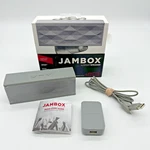 Damaged Jawbone Jambox Wireless Bluetooth Speaker Grey Hex Charger Tested JBE01A. Fixed Price $41.95.