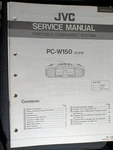 Jvc PC-W150 Radio Service Manual Original. Fixed Price $29.99.