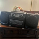 Jvc PC-XC11BK 3 Disc Cd Changer Am-fm Radio/cassette Player Boombox Hyper Bass. Fixed Price $125.55.