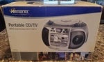 New Memorex Black & White Tv Am/fm Stereo Radio Cd Player Boombox MPT3470 Rare. Fixed Price $139.99.