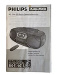 Philips Magnavox Cd Radio Cassette Recorder Instruction Manual. Fixed Price $10.04.