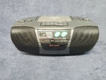 Jvc RC-X270 Portable Stereo System Cd/tape/am/fm Bass Boast Boombox W/cord U-4E. Fixed Price $50.00.