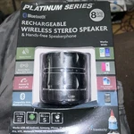 Wireless Stereo Speaker, Hands Free Bluetooth (8 Hrs) Rechargeable, BTS-08BK. Fixed Price $9.99.