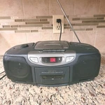 Optimus CD-3323 Portable Radio Cassette Player Boombox Only Work**. Fixed Price $25.49.