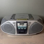 Aiwa #CSD-FD81 Cd/cassette Player Am/fm Radio Boom Box With Cord. Fixed Price $40.00.