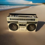 Sanyo M9860 Vintage Boombox Stereo Cassette Tape /records Radio Am/fm *works. Fixed Price $225.00.