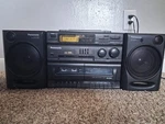 Panasonic RX-DT610 Portable Stereo Boombox Cd Cassette Radio Xbs Tested Read. Fixed Price $149.00.