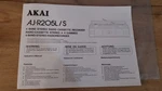 User Manual, Operational, For Stereo Akai AJ-R205L / Radio Cassettes Vintage. Fixed Price $14.73.