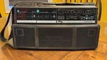 Magnavox Aw 8200 Dual Deck Stereo Radio Boombox With Strap 1986 Vintage. Fixed Price $39.99.