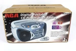 Rca Digital Portable Player With Radio Boombox Model RCD152 New & Sealed. Fixed Price $173.75.