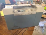 Vintage Crown STP-60 Stereo Phonograph Boom Box Portable Fm Am 3 Speed Turntable. Fixed Price $250.00.