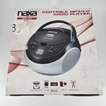 Naxa Electronics NPB-252 Portable MP3/CD Player With Am Fm Stereo Radio Black. Fixed Price $29.99.