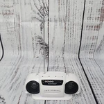 Suntone Am Fm White Mini Boom Box Radio 7.5" 3.5" Model RR2500 (tested). Fixed Price $13.50.