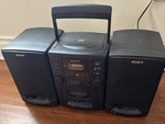 Vintage 90'S Sony CFD-503 Am/fm Radio Cd Cassette Boombox Issues. Fixed Price $39.98.