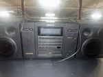 Antique Sony Mega Bass Boombox Cd Cassette Am/fm Radio Detachable Speakers Black. Fixed Price $85.00.