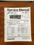 Panasonic RX-DS515 Radio Cassette Service Manual *original*. Fixed Price $19.97.