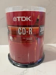 Tdk Cd-r Disc Spindle 100 700 Mb 52 X 80 Mins New Factory Sealed Package. Fixed Price $21.50.