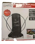 Supersonic SC-605 Hdtv Digital Amplified Indoor Antenna, Supports 1080P/1080I/72. Fixed Price $25.00.