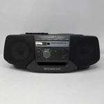 Sony Mega Bass Port CFD-V25 Cd Radio Cassette-corder Player (works). Fixed Price $49.99.
