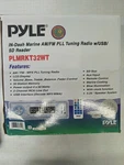 Pyle PLMRKT32WT Marine Receiver Stereo And Speaker Kit. Fixed Price $35.00.
