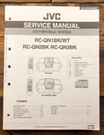 Jvc RC-QN1 RC-QN2 RC-QN3 Cd Portable Stereo Service Manual *original*. Fixed Price $19.97.