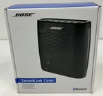 Bose Soundlink Color Bluetooth Speaker Portable Wireless Black Stereo Sealed. Fixed Price $124.99.