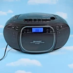 Sharp Portable Cd, Radio & Casette Stereo Boom Box Model QT-CD290 Tested!. Fixed Price $36.56.