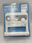 Windsor Am/fm Restroom Radio W/ Lcd Clock & Siren Model: 2626 Rotary Vol Control. Fixed Price $49.00.