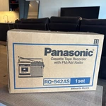 Vintage Panasonic Am/fm/cassette Transistor Radio Model RQ-542AS Brand New. Fixed Price $1000.00.
