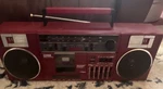 Fisher PH402 Red Stereo Boombox Cassette Tape Am/fm Ac/dc Line. Fixed Price $120.00.