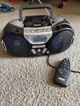 Rca RCD159B Portable Stereo System. Boombox W Cd, MP3 Capacity & Am/fm Radio. Fixed Price $34.96.