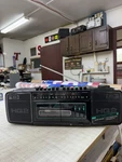 Magnavox D8197/47R Boombox Dual Deck Stereo Radio Cassette Recorder Works Great. Fixed Price $31.99.