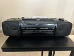Vtg Ge Am/fm Radio Dual Cassette Player W/equalizer 3-5639A Tested.. Fixed Price $41.00.