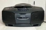 Vtg Audiovox Portable Radio Stereo Player Cassette Am/fm Model CD1893 Boombox. Fixed Price $34.95.
