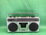 Vintage Boombox Sanyo M9706 Portable Radio Cassette Recorder Player - Is. Fixed Price $109.00.