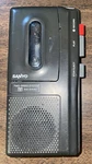 For Parts Repair Only Sanyo M-5545 Vtg 2 Speed Microcassette Tape Recorder. Fixed Price $14.95.