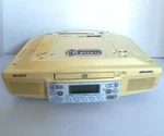 Sony ICF-CD533 Under Kitchen Cabinet Clock Radio Am Fm Player Mega Bass Works. Fixed Price $21.21.