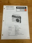 Sanyo M2409F Cassette Tape Recorder Service Manual Oem Vintage Repair Diagrams. Fixed Price $15.99.