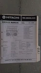 Hitachi TRK-8000 Hc Service Manual Original Repair Book Stereo Boombox Tape. Fixed Price $19.98.