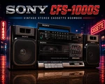 Sony CFS-1000S Rare Vintage Stereo Cassette Boombox. Fixed Price $1119.30.